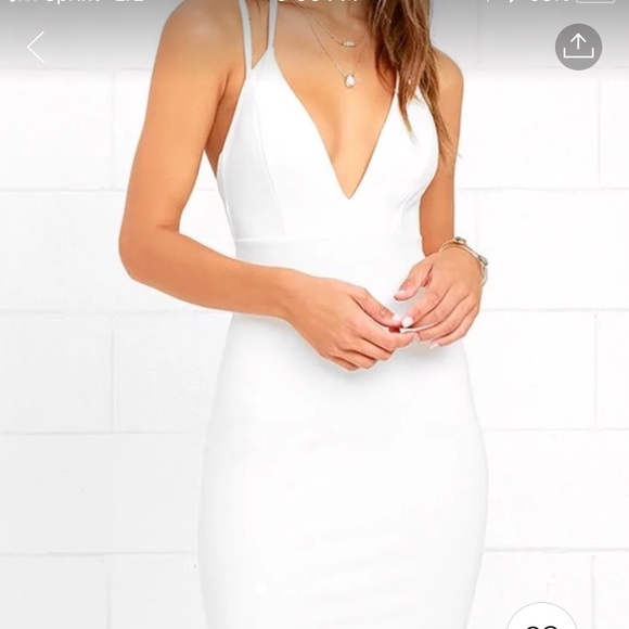 Lulus white dress - Picture 1 of 3
